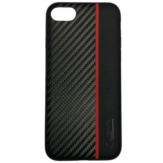 Чохол накладка Primo Cenmaso для Apple iPhone 7 / iPhone 8 / SE 2020 / SE 2022 - Black&Red | Зображення 1