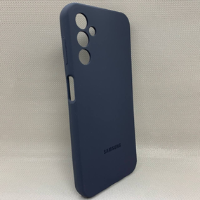 Чохол з логотипом для Samsung Galaxy A14 | Протиударний | Soft Touch | Сірий