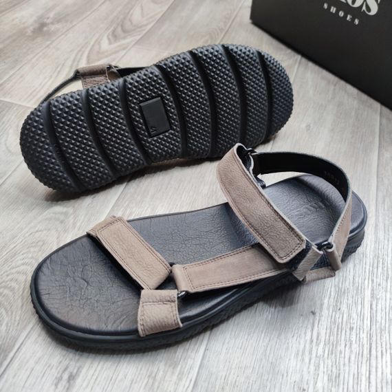 Бежеві чоловічі босоніжки 42 43 розмір