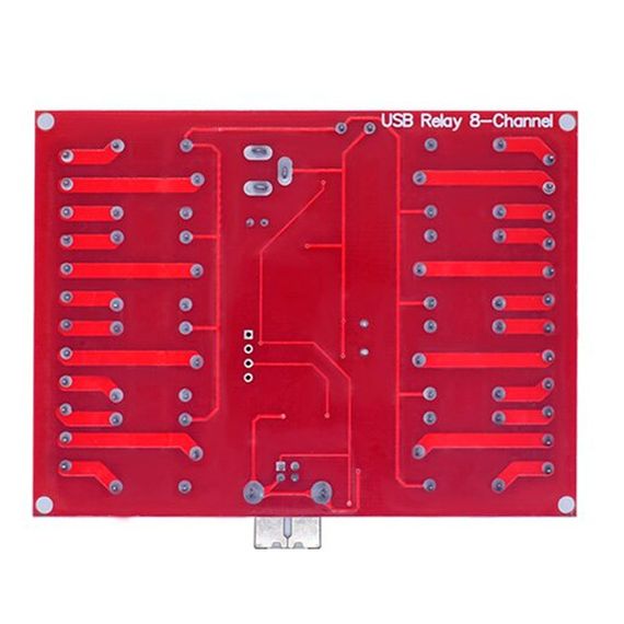 HID USB реле управления нагрузкой через компьютер 10A 8 каналов | Зображення 2
