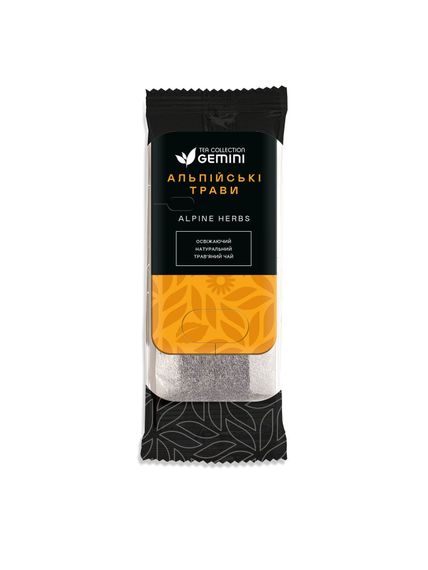 Чай Gemini Гранд Пак для чашки Alpine Field Альпійські трави 15шт