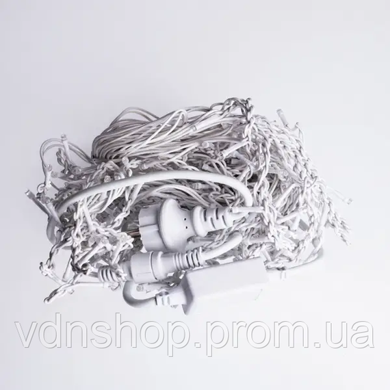 Вулична гірлянда Бахрома 12 м 200 LED білий провід Синій 12MWBL | Зображення 2