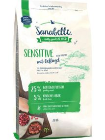 Sanabelle Sensitive Сухий корм для дорослих кішок з домашньою птицею 2 кг