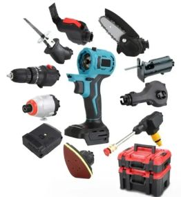 Набір електричних інструментів 9 в 1 Електроінструменти у валізі, професійний набір 48V