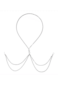 Прикраса з ланцюжками Art of Sex "Безкінечність" Nipple Jewerlry Infinity Сріблястий One Size