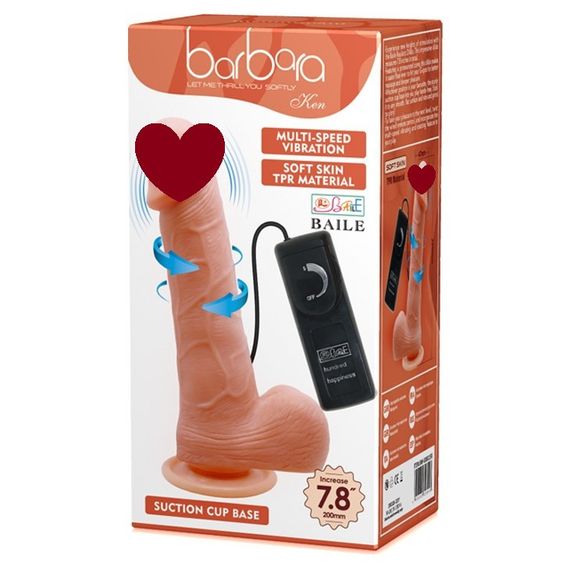 Вібратор на присосці BARBARA KEN Sex Aura
