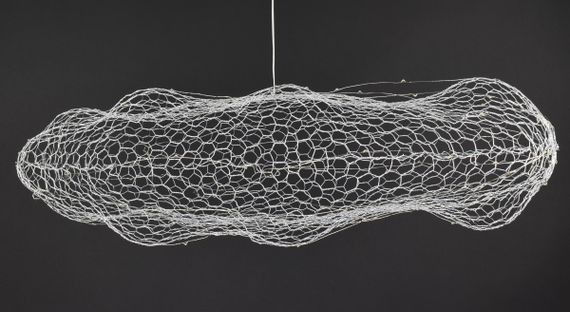 Люстра світлодіодна підвісна LED світильник для квартири на стелю лед 27661 Хром 25-200х55х150 см. | Зображення 2