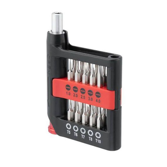 Викрутка прецизійна з комплектом насадок 21 од. INTERTOOL VT-33391