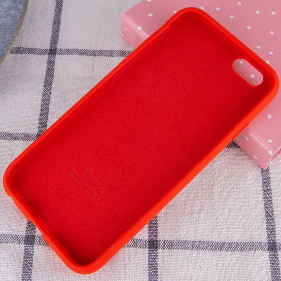 Чехол Silicone Case Full Protective (AA) для Apple iPhone 6/6s (4.7") Красный / Red | Зображення 2