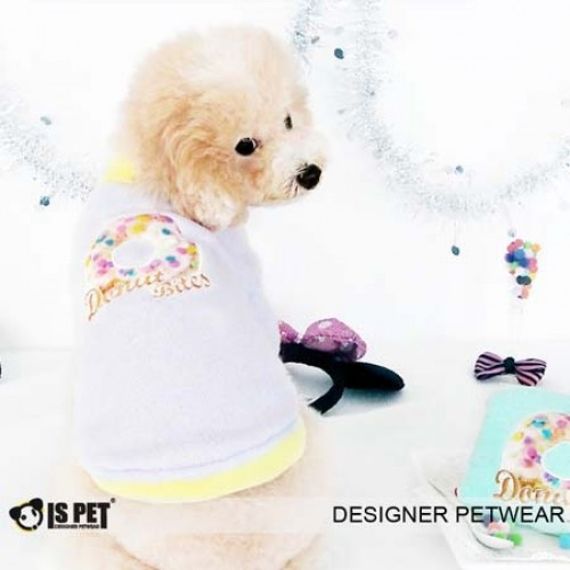 Толстовка для собак Is Pet "Donut Bites sweater" фиолетовый | Зображення 2