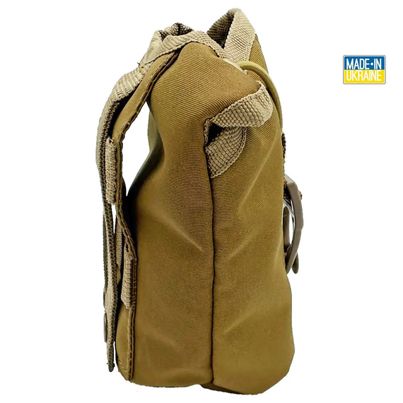 Фляга армійська 1л в чохлі-підсумку Оксфорд 1000 D PU Койот (фляга тактична польова індивідуальна) | Зображення 3