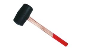 Киянка Intertool - 450 г х 65 мм черная, ручка деревянная (HT-0237)
