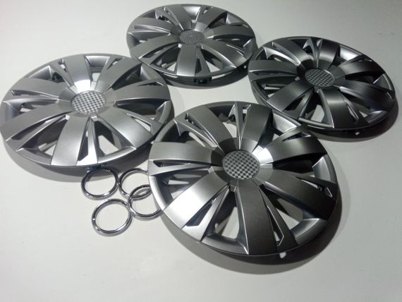 Ковпаки SJS (Туреччина), 16" 411 VW Jetta (к-т 4 шт) + емблема на вибір (411/16) | Зображення 1
