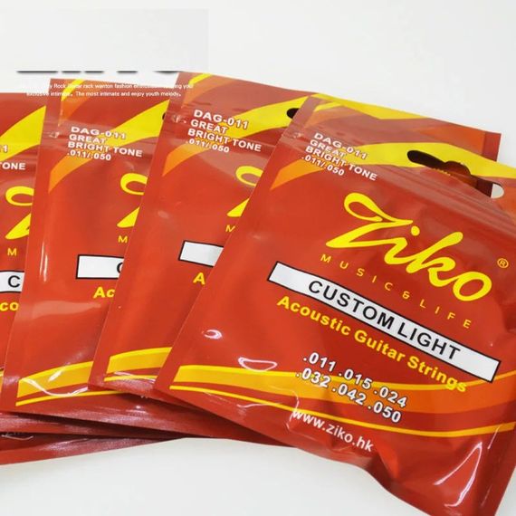 Струны латунные для акустической классической гитары Ziko 11-050 | Зображення 1