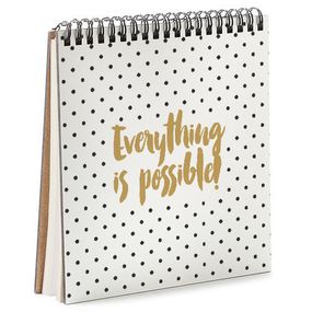 Скетчбук Everything is possible! 17x18 см (BDK_17A101)
