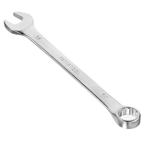 Набір ключів комбінованих 6 од., 8-17 мм, Cr-V INTERTOOL HT-1201 | Зображення 4
