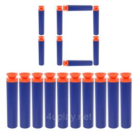 Патроны с присосками для NERF Игрушечные пули стрелы для бластеров Нерф EKIND Suction Foam Darts Elite 10шт.