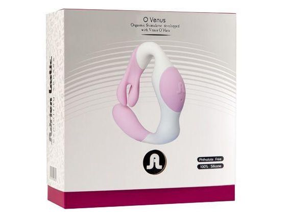 Вибратор Adrien Lastic O Venus, Белый/розовый | Зображення 2