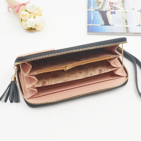 Женский клатч кошелек Primolux Lady Wallet портмоне - Black | Зображення 5