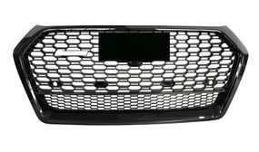 Передняя решетка RSQ-Style (2017-2020, черная) для Ауди Q5