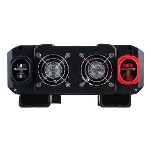 Перетворювач напруги PULSO/ISU-1500/12V-220V/1500W/LCD/USB-5VDC2.0A/син.хвиля/клеми | Зображення 3
