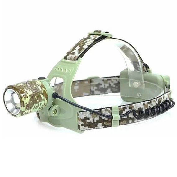 Ліхтар налобний акумуляторний CH-002M-T6, Ліхтарик на голову для роботи, Надійний налобний ліхтар