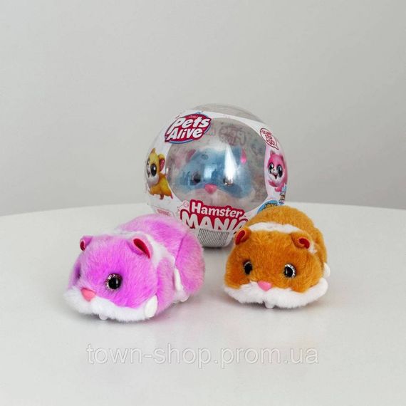 Интерактивная мягкая игрушка Забавный хомячок PETS ALIVE S1 Pets & Robo Alive 9543-2 розовый | Зображення 3