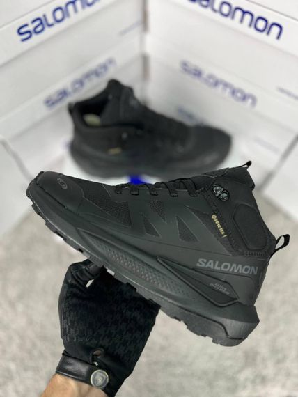 Кросівки зимові  Salomon Elixir Activ Fur All Black Fur Хутро А4780 | Зображення 3