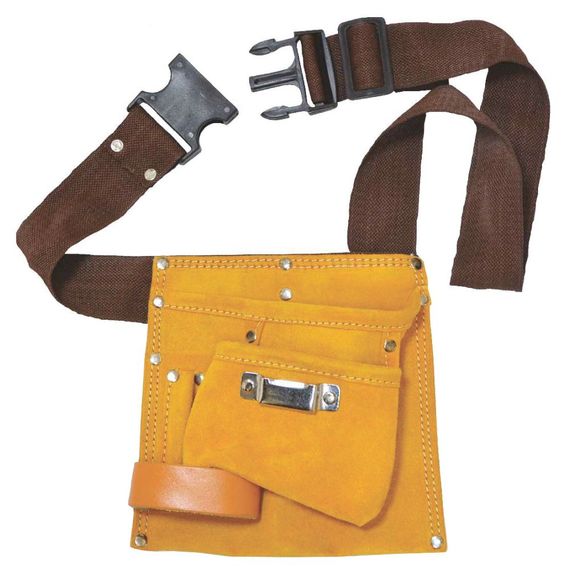 Пояс слюсарний (шкіряний) Grad 5 кишень 9450755