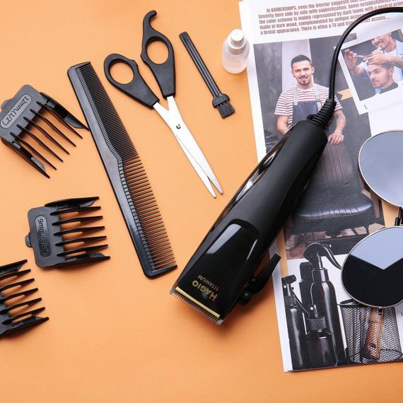 Машинка для стрижки волос Magio MG-591 проводная, с насадками | Зображення 5