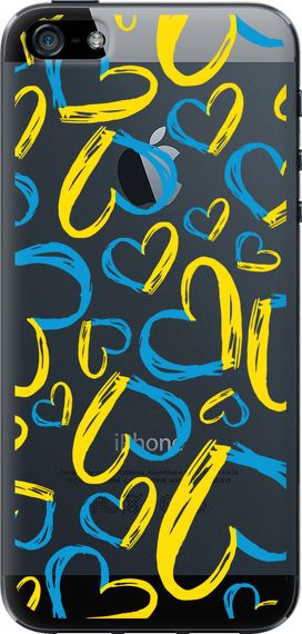 Чехол на iPhone 5 Сердца UA "5292u-18-17620"