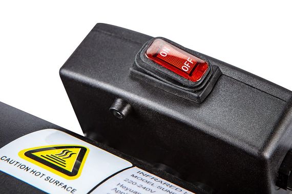 Інфрачервоний обігрівач Neo Tools 2 кВт, площа обігріву 24 кв.м., Чорний (90-032) | Зображення 7