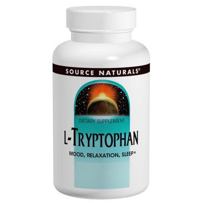 Аминокислота Source Naturals L-Триптофан, 500 мг, 30 таблеток (SN1978) - Топ Продаж!