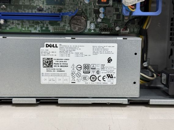 Комп'ютер Dell OptiPlex 3050 SFF / Intel Core i5-6500 (4 ядра по 3.2 - 3.6 GHz) / 8 GB DDR4 / 250 GB SSD / Intel HD Graphics 530 / 180W / DisplayPort / HDMI б/в + Подарунок Кабель живлення + Дротова миша | Зображення 8