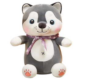 Дитяча м'яка іграшка "Собачка" L1131 іграшка з пледом, розмір 50 см