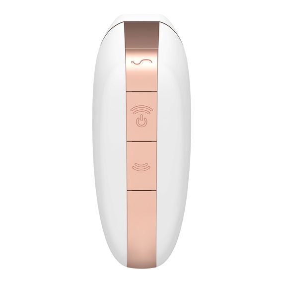 Вакуумний кліторальний стимулятор Satisfyer Love Triangle White з керуванням через інтернет | Зображення 4
