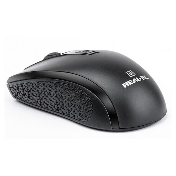 Мишка REAL-EL RM-308 Wireless Black | Зображення 6