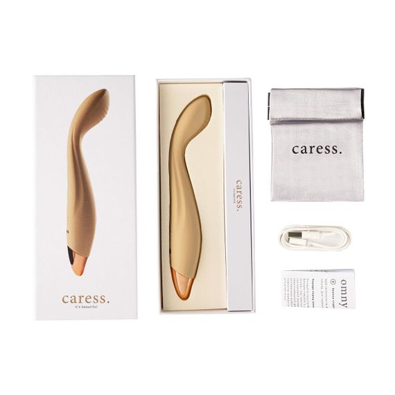 Вібратор Caress Omny (beige) Sex Aura | Зображення 3