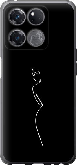 Чехол на OnePlus Ace Racing Силуэт1 "4590u-2955-17620"