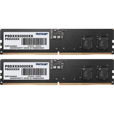 Модуль памяти для компьютера DDR5 16GB (2x8GB) 4800 MHz Signature Line Patriot (PSD516G4800K)
