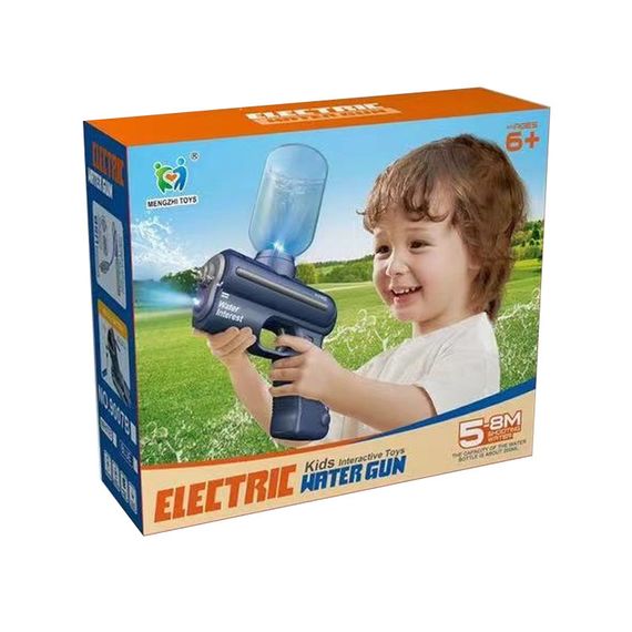 Водяний акумуляторний пістолет Water Gun 9007B (200ml) with lithium battery White | Зображення 4
