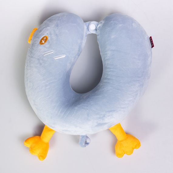 Подушка для шиї Duck U-подібна, блакитний HP-56-4BL