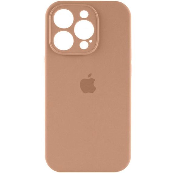 Чохол Silicone Case Full Camera Protective (AA) для Apple iPhone 15 Pro Max (6.7") Бежевий / Desert Gold
