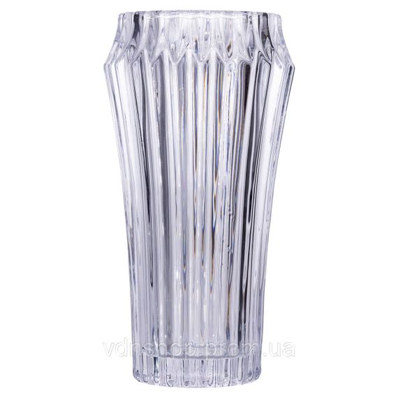 Ваза для квітів зі скла 28.5 (см) декоративна прозора ваза з товстого скла 1.8 (л) HP-19-141-1 | Зображення 1