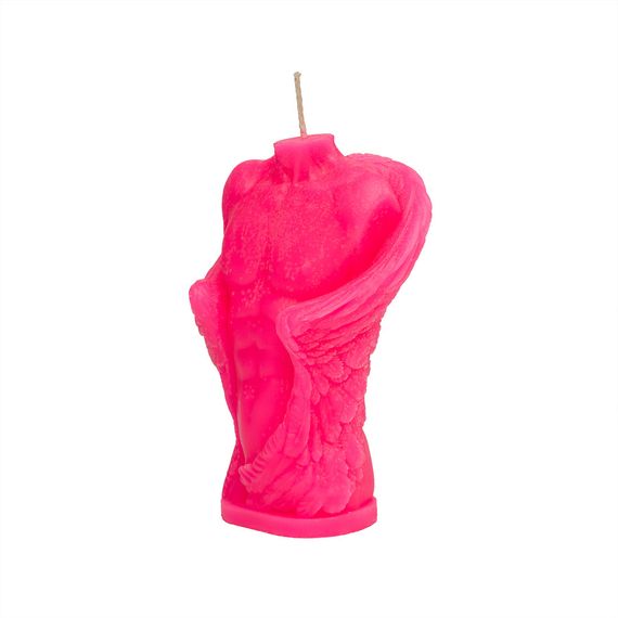 Свічка LOVE FLAME - Angel Man Pink Fluor, CPS07-PINK Sex Aura | Зображення 1