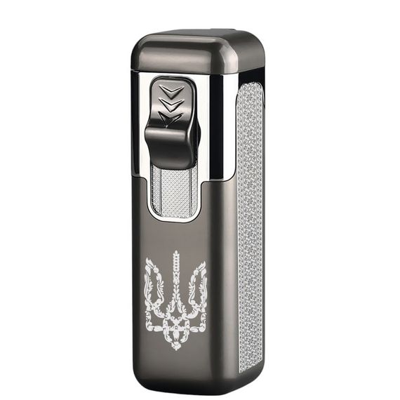 Газовая Турбо Зажигалка В Подарочной Коробке "Gift Lighter Silver" | Зображення 1