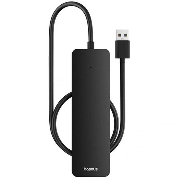 Переходник HUB Baseus UltraJoy Series 4-Port (USB-A to 4xUSB3.0+Type-C) (0.5m) (B0005280B811-04) Space Grey | Зображення 1