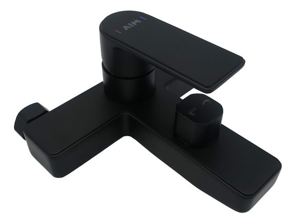 Змішувач для ванни латунь AIM чорний матовий DG00731 (matte black) | Зображення 3