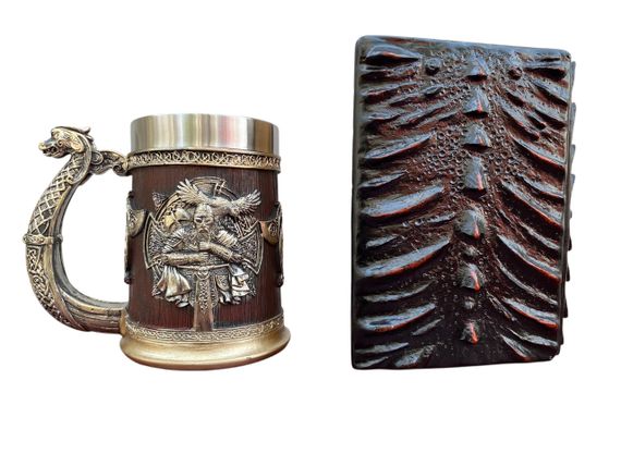 Подарунковий набір Кухоль 3D Берсерк-Вінінг і Блокнот 3D «Око Пламінного Дракона» | Зображення 1