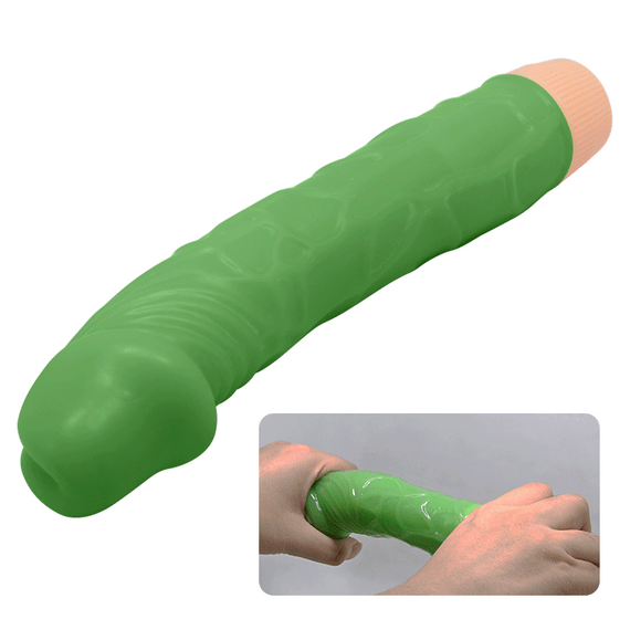 Вібратор - Barbara Bill Vibrator 8,8" Green Sex Aura | Зображення 7